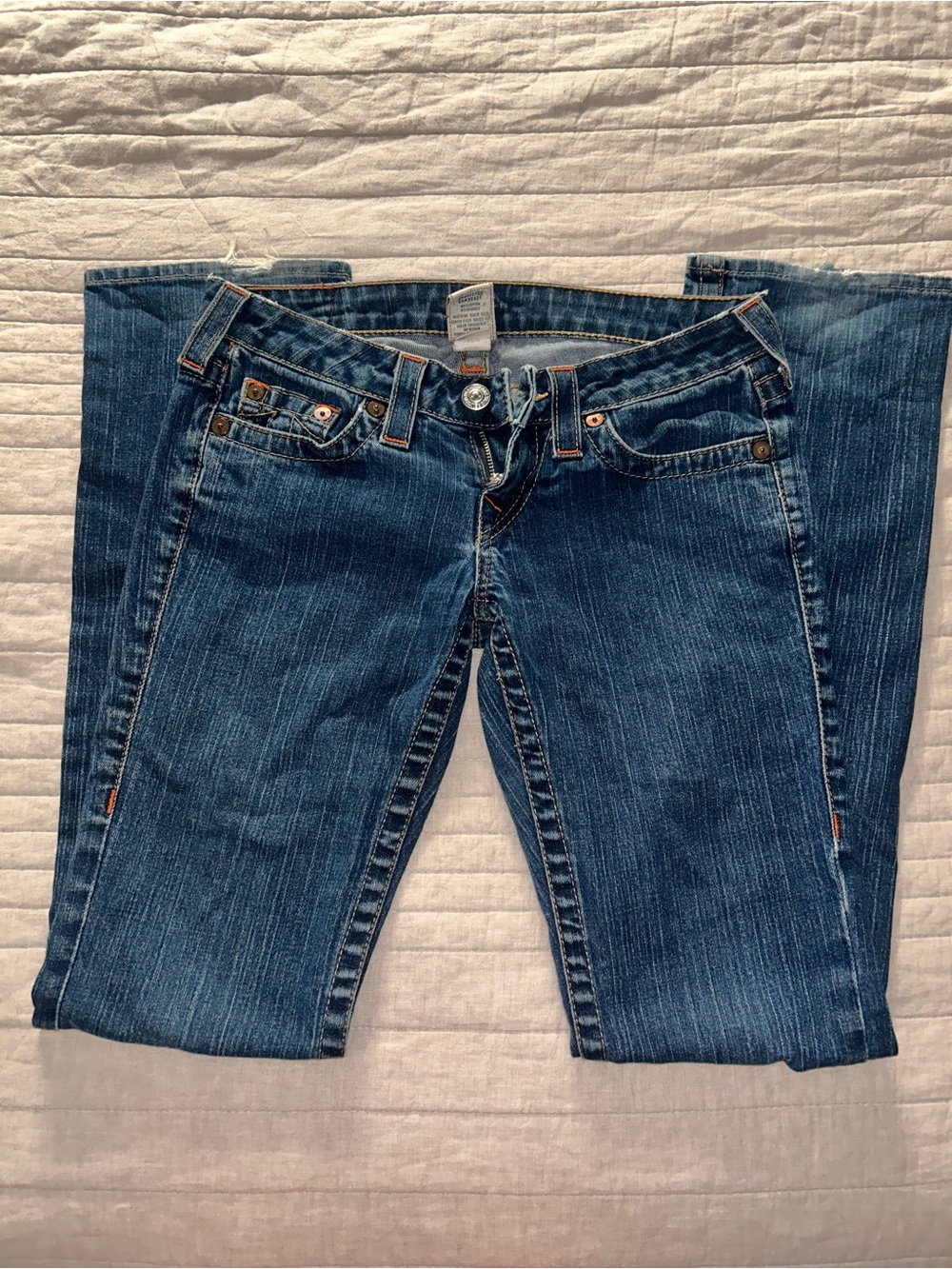 True Religion Low-Rise Straight Leg jeans!!